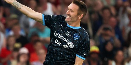 Sex Education star scores jammy Soccer Aid goal before Robbie Keane bags winner