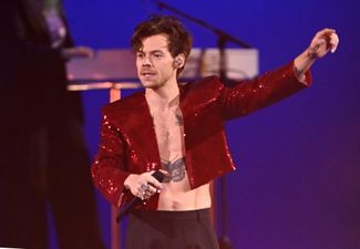 Harry Styles hit in face with object during concert in Austria
