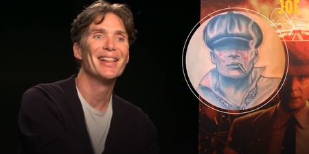 Cillian Murphy delivers priceless reaction to WWE legend’s Peaky Blinders tattoo