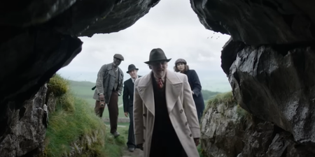 A very mysterious dark comedy has just revealed its peculiar first trailer