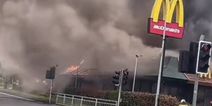 Major fire breaks out at McDonald’s restaurant in Newbridge