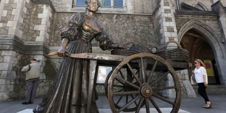 Molly Malone statue vandalised with paint overnight