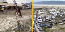 Tens of thousands left stranded by floods at Burning Man festival