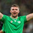 Peter O’Mahony lets it all go in beautiful post-match footage that sums up Paris scenes