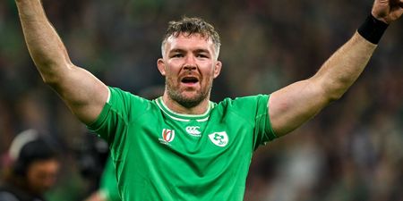 Peter O’Mahony lets it all go in beautiful post-match footage that sums up Paris scenes