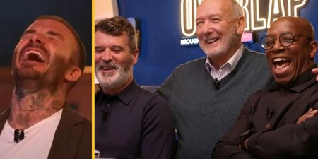 Roy Keane shows great comic timing as David Beckham discusses 1998 World Cup incident
