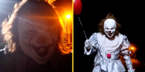 Pennywise-like clown terrifying village dares police to catch them in creepy online clip