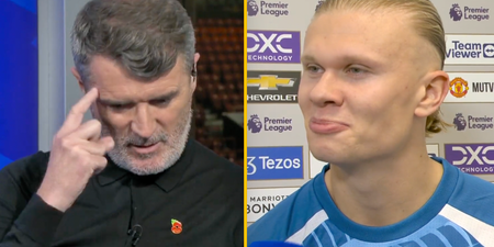 Roy Keane needed to be on his toes after Erling Haaland comments on United chants