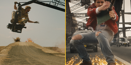 The Fall Guy trailer has Ryan Gosling in insane stunt on huge landmark