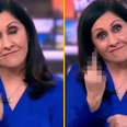 Viewers stunned as BBC presenter randomly gives the finger live on air