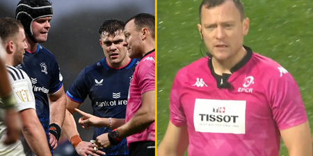 English referee scolds James Ryan as Leinster’s co-captain plan goes awry