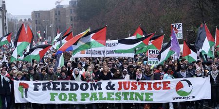 Thousands take to Dublin streets to call for immediate ceasefire in Gaza