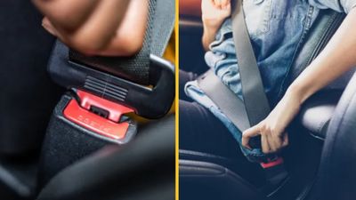 Some drivers are only just finding out what the button on their seatbelt is actually for