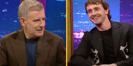Patrick Kielty jokes with Paul Mescal about Gladiator 2 in Late Late interview