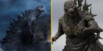 Artist tries to figure out how long Godzilla’s legs are to stand in ocean