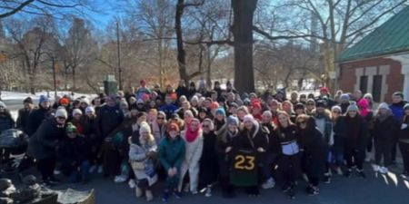 Huge crowd gathers in New York City for Ashling Murphy memorial walk