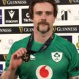 Mack Hansen roasts Johnny Sexton with jersey at Ireland v Italy