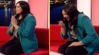 TV presenter involved in hilarious on-air blunder