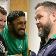 Andy Farrell reveals his favourite football team as Irish superfan visits camp