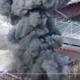 Huge fire breaks out at St Mary’s stadium ahead of Southampton vs Preston