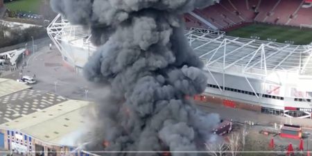 Huge fire breaks out at St Mary’s stadium ahead of Southampton vs Preston