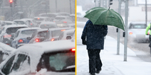 Chaotic road conditions reported amid major snowfall in Ireland