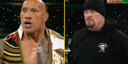 Fans go wild over ‘greatest five minutes in Wrestlemania history’, featuring John Cena, Undertaker and The Rock