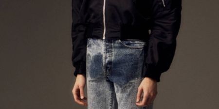 Pair of designer jeans with 'wee stains' selling for €740